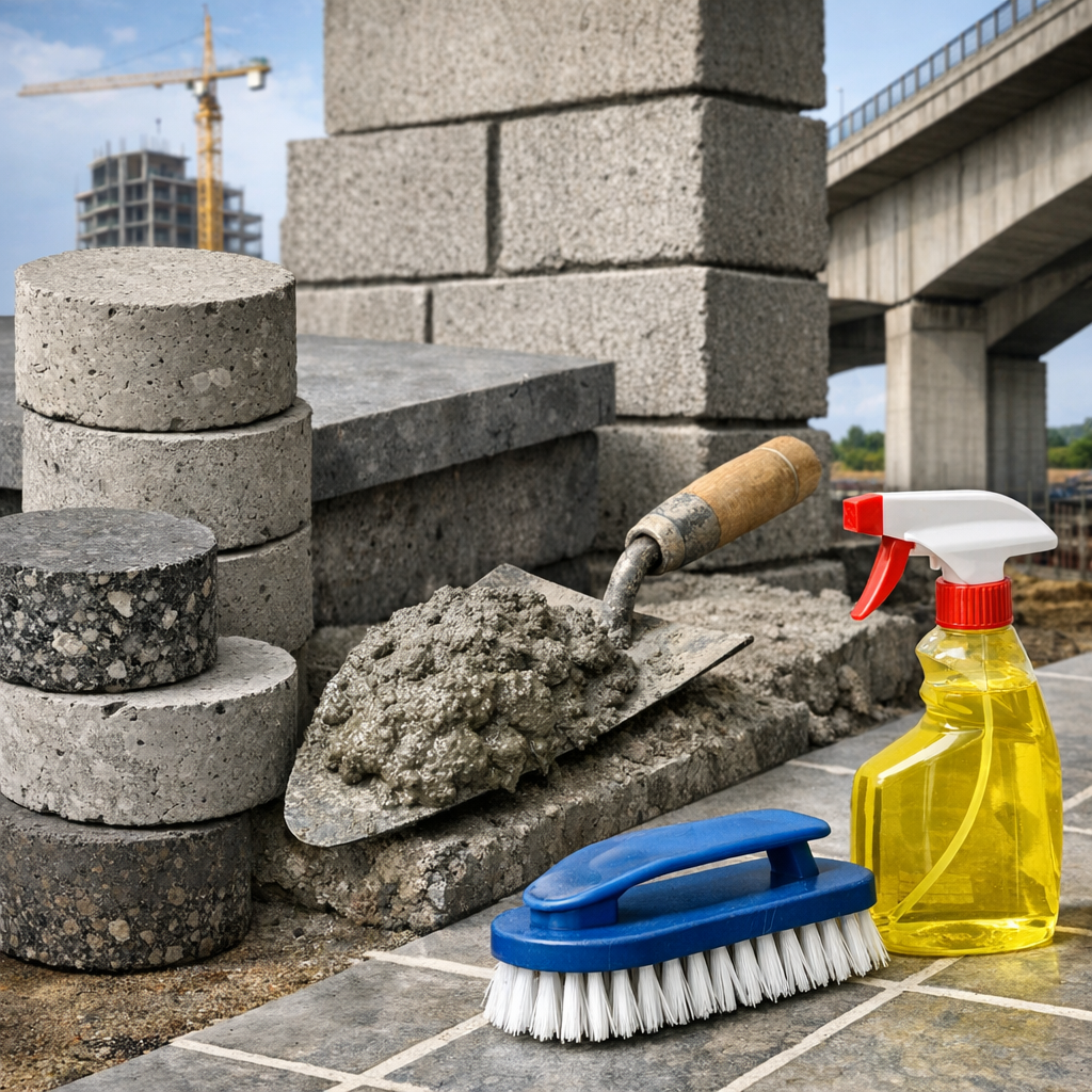 Různé typy betonu a jejich využití