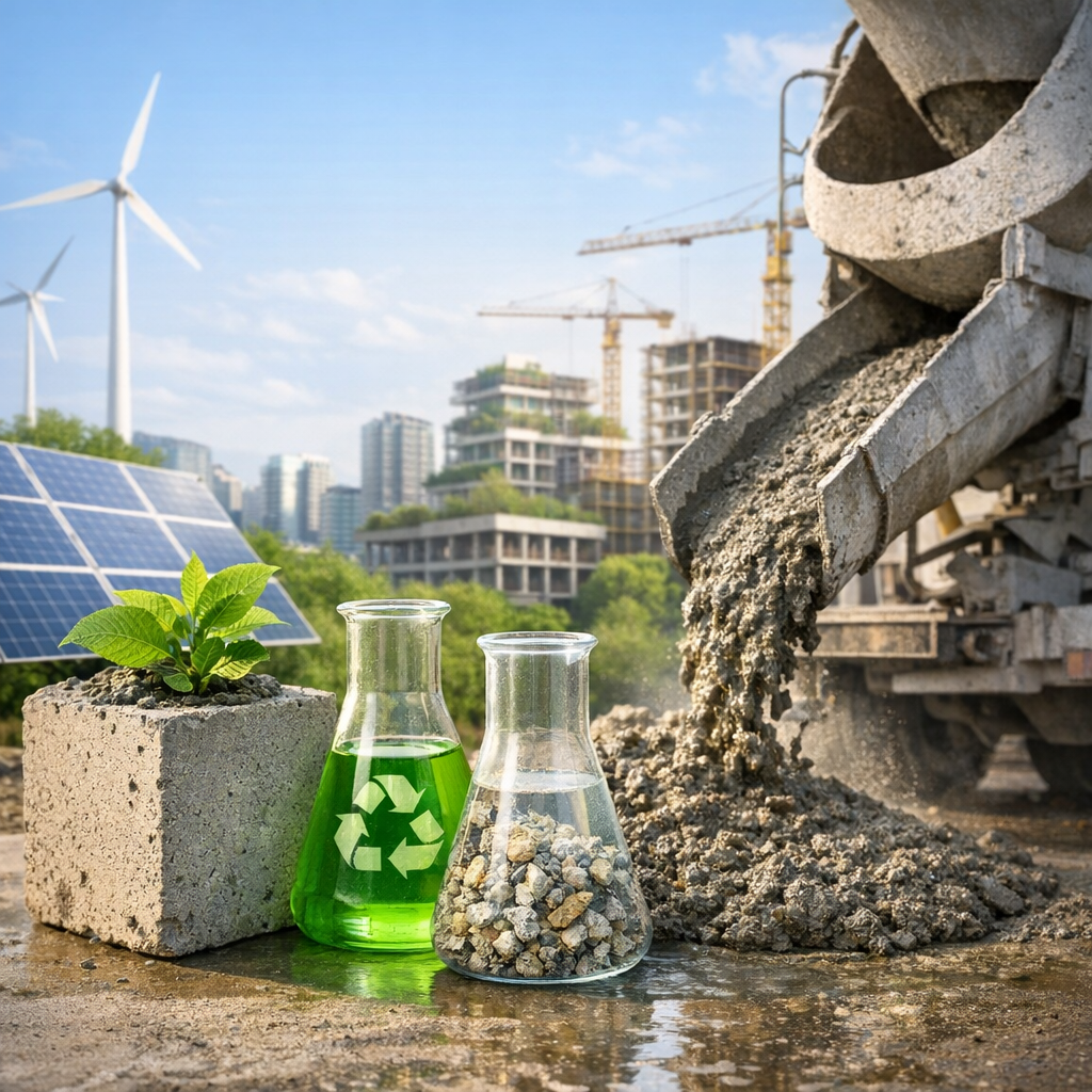 Ekologický beton: revoluce ve stavebnictví
