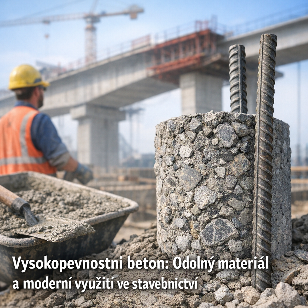 Vysokopevnostní beton: vlastnosti a použití