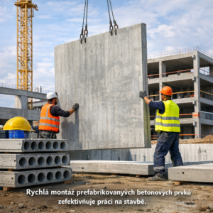 Prefabrikace betonu: výhody pro staveniště