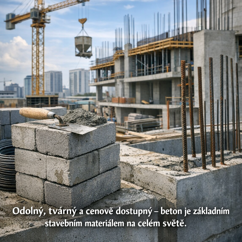 Proč je beton nejpoužívanějším stavebním materiálem na světě?