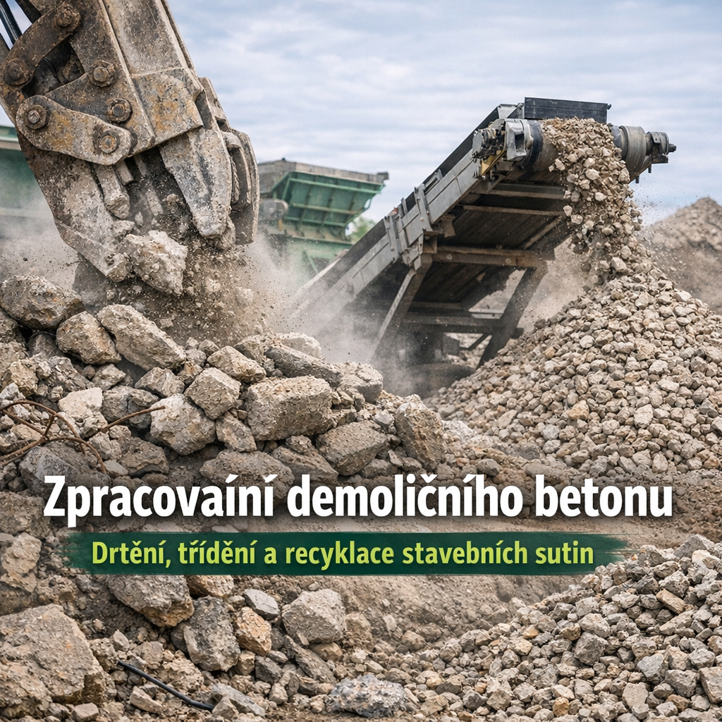 Jak recyklovat demoliční beton?
