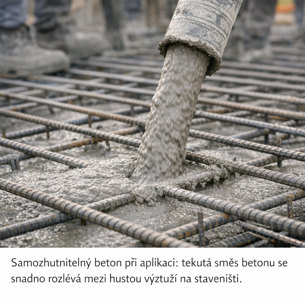 Samozhutnitelný beton: výhody a realizace