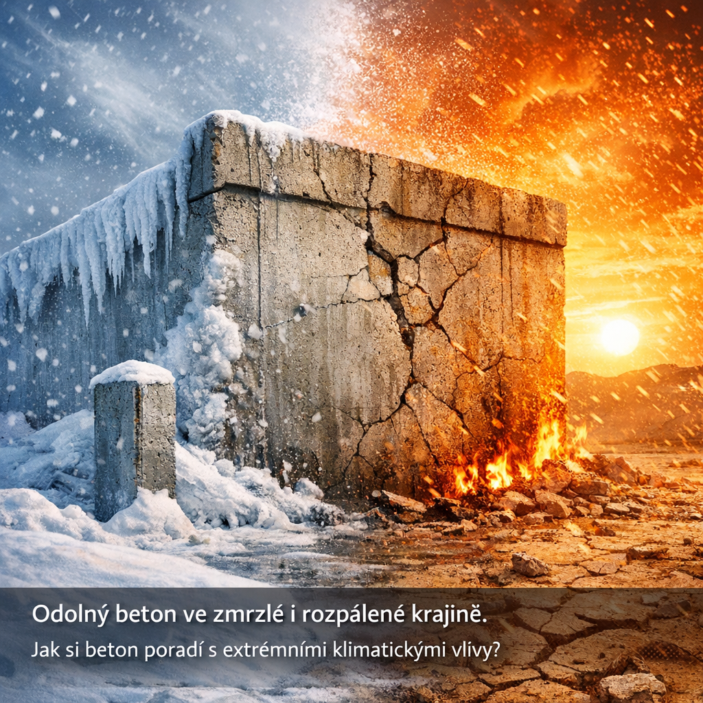Odolnost betonu vůči extrémním klimatickým podmínkám