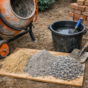 Jak vyrobit beton doma?